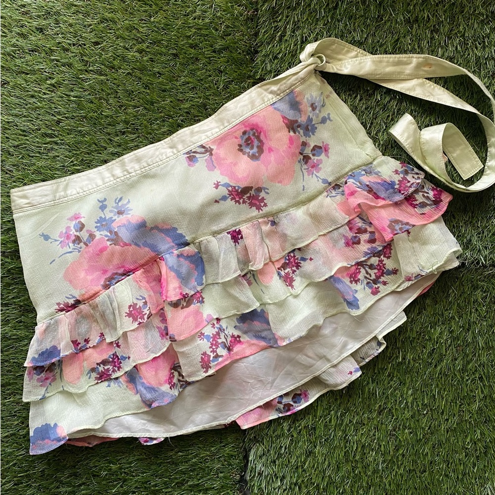 Hollister Co. silk skirt